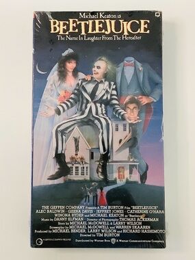 Beetlejuice Warner Bros. 1988 VHS Movie , New Original Sealed